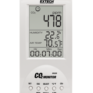 Monitor de CO2 y registrador de datos EXTECH CO220