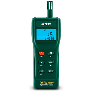 Medidor de monóxido de carbono (CO) y dióxido de carbono (CO2) EXTECH CO260