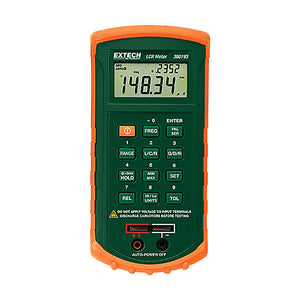 Medidor de LCR (inductancia, capacitancia, resistencia) con parámetro secundario (Q, D, R)