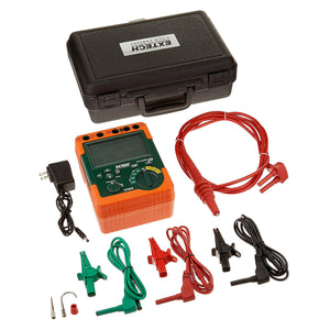 Comprobador Digital de Aislamiento de Alto Voltaje 5000V, Índice de Polarización y Relación de Absorción Dieléctrica EXTECH 380395
