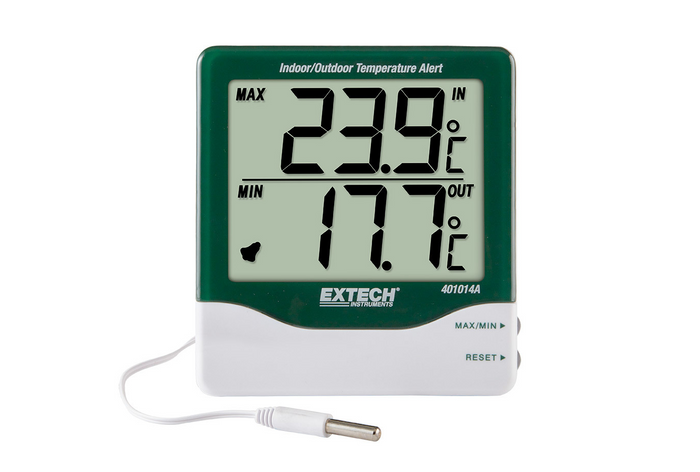 Extech 401014A Thermometer, Big Digit Indoor/Outdoor