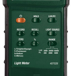 Fotómetro para trabajos pesados con interfaz para PC EXTECH 407026