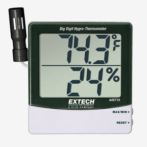 Higrotermómetro de dígitos grandes EXTECH 445715