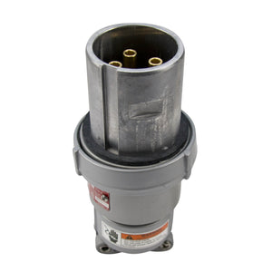 Clavija Appleton ACP6034BC de aluminio 60A 3W4P con anillo de sujeción/áreas clasificadas