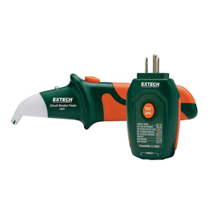 Localizador de Interruptores de Circuito CA, Probador de Circuitos GFCI y Conexiones Inversas / Abiertas, con Ajuste Automático de Sensibilidad de EXTECH