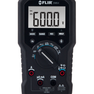 FLIR DM64 Multímetro Digital TRMS para climatización, función LoZ y entrada termopar tipo K