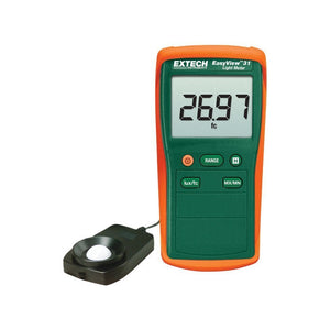 Medidor de Intensidad Luminosa (Fotómetro / Luxómetro) de 20 hasta 20 000 Pies-Candela Easy View de EXTECH