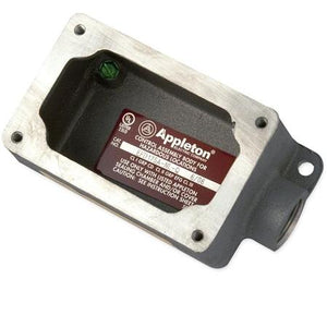 Caja de aluminio Appleton EFD110ANLQ para montaje de 1" áreas clasificadas Dead-End