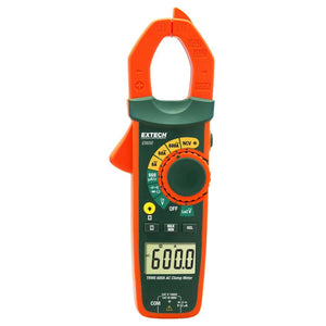 Pinza Amperimétrica CA TRMS 600A LoZ y Detector de Voltaje Sin Contacto EXTECH EX650