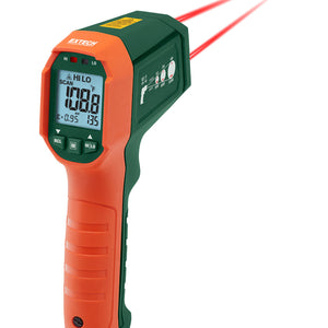EXTECH IR320 Termómetro IR Doble Láser, con Alarma, Hidrófugo