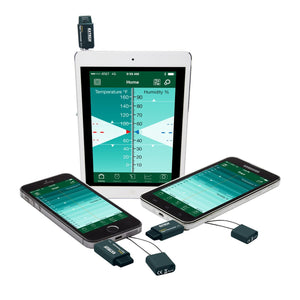 Higrotermómetro Compacto EzSmart™ P/ Dispositivos Móviles iOS® y Android®  de EXTECH