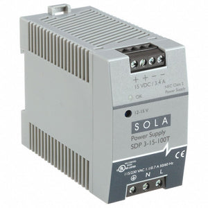 SDP 3-15-100T Fuente de Alimentación SolaHD Carril DIN AC/DC 4.2A 15Vdc