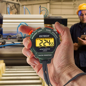 Cronómetro/ reloj con pantalla retroiluminada EXTECH STW515